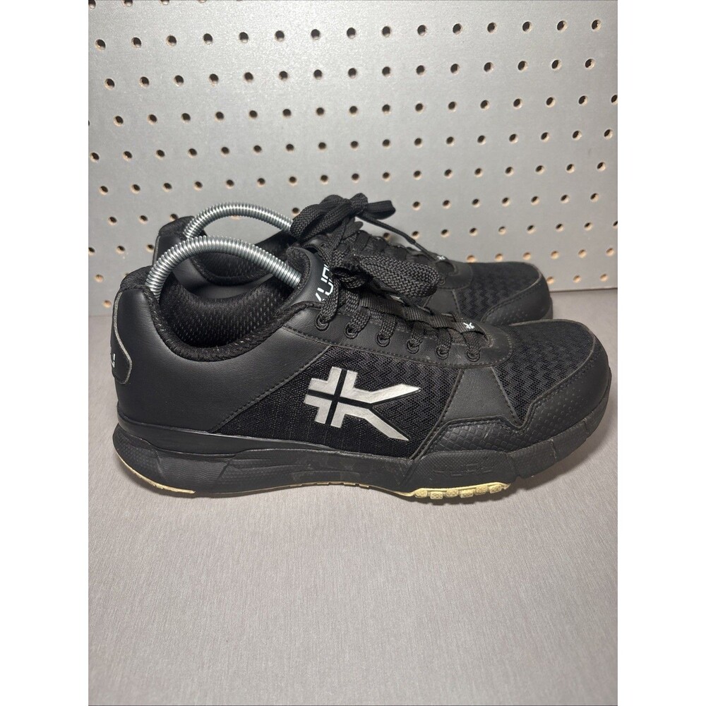 Kuru Quantum Shoes Womens Sz 10.5 Black Leather Orthotic Sneakers Athletic